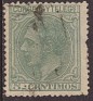 Spain 1879 Characters 5 CTS Green Edifil 201